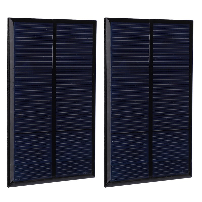 2Pcs Mini Solar Panel Epoxy Power Module Battery Polysilicon Industrial