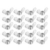 uxcell 3/16" Wing Nuts Zinc Plated Fasteners Parts Screws Cymbals