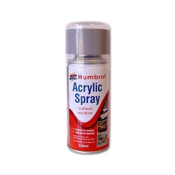 Humbrol Acrylic Spray Matt Shade 34 Paint Model Kit, 150ml,