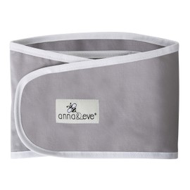 Anna & Eve Swaddle Strap Arms Only Baby Swaddle, Grey, Large
