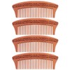 FREEBLOSS 4Pcs Wooden Comb Macrame Fringe Comb Wooden Loom Combs