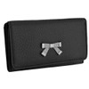 EyeCatch - Faith Ladies Faux Leather Purse Black