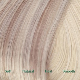 Easyouth 20Inch Balayage Clip in Human Hair Extensions Balayage Hair Extensions Clip ins Human Hair Clip on Hair Extensions Ash Blonde Ombre Blonde to Platinum Blonde 120g 7Pcs