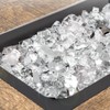GASPRO 10 lbs Clear Fire Glass for Fire Pit Table,