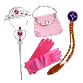 monoii d781 Children's Cosplay Set, Snow Queen, Princess, Costume, Accessories, Kids, Princess, Tiara, Accessory