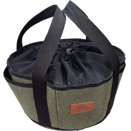 Camping Moon DO-28BK Dutch Oven Case, Canvas, 10 Inch Dutch Oven Storage Bag