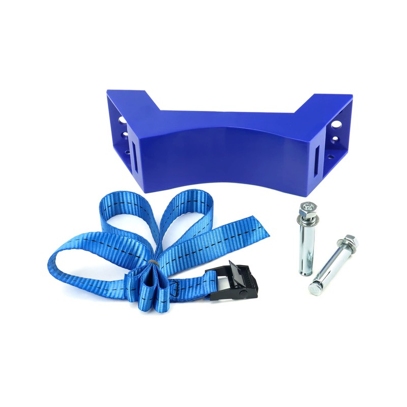 Qwork Cylinder Wall Mount Bracket, 4 Pack 4''-12'' Cylinder Bracket