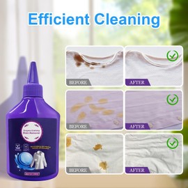 2024 New Clothes Oil Stain Remover, Laundry Stain Remover, Active Enzyme Clothing Stain Remover, Stubborn Stains Cleaner, Fast Laundry Stain Remover, Stain Remover for Clothes Laundry (240ml)