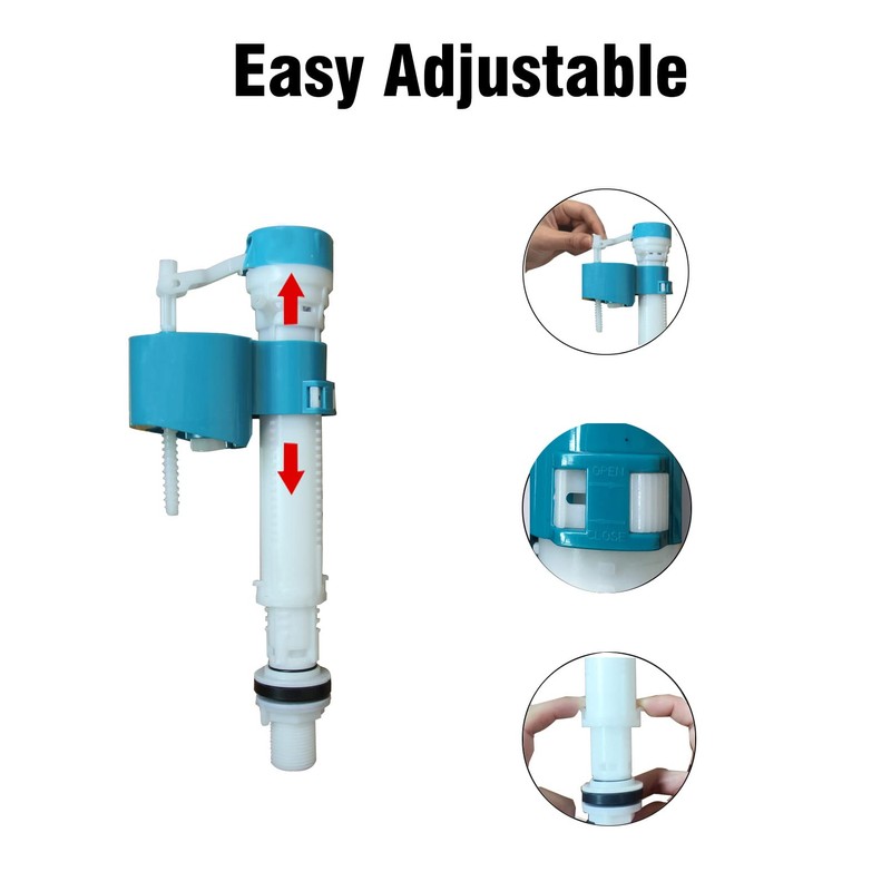 WinZo Universal 3" Dual Flush Valve One Piece Toilet Repairt