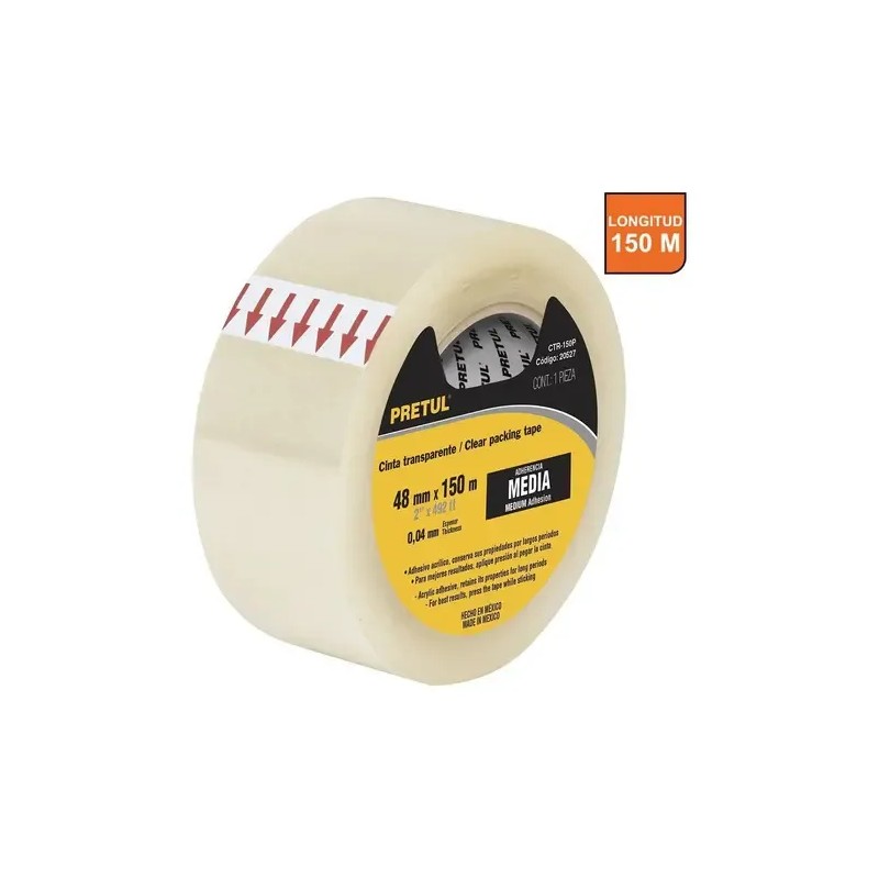 Cinta Transparente 150 Mt Pretul 20527