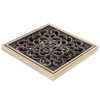 Floor Drain Antique Copper Shower Drain Kit for Home Hotel