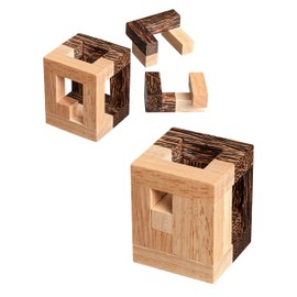 Philos 6272 Puzzle Game Open Box Packing, Brown