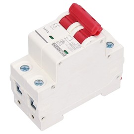 DC Circuit Isolator, Small 20A DIN Rail Mount Mini Circuit Breaker Low Voltage for Communication for Power Systems for Solar PV System