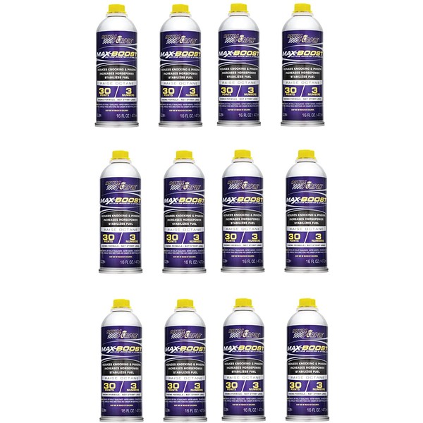 Royal Purple Max Boost Octane Booster, 16 fl. oz (Pack of 12)