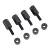 4Pcs Seat Lift Mount Kits 2 Inch Black Reliable Rugged