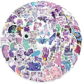 150PCS Pastel Gothic Stickers,Cute Horror Decals Adults Teens Gifts,Vinyl Waterproof Gothic Stickers for Water Bottle Laptop Phone Skateboard Luggage