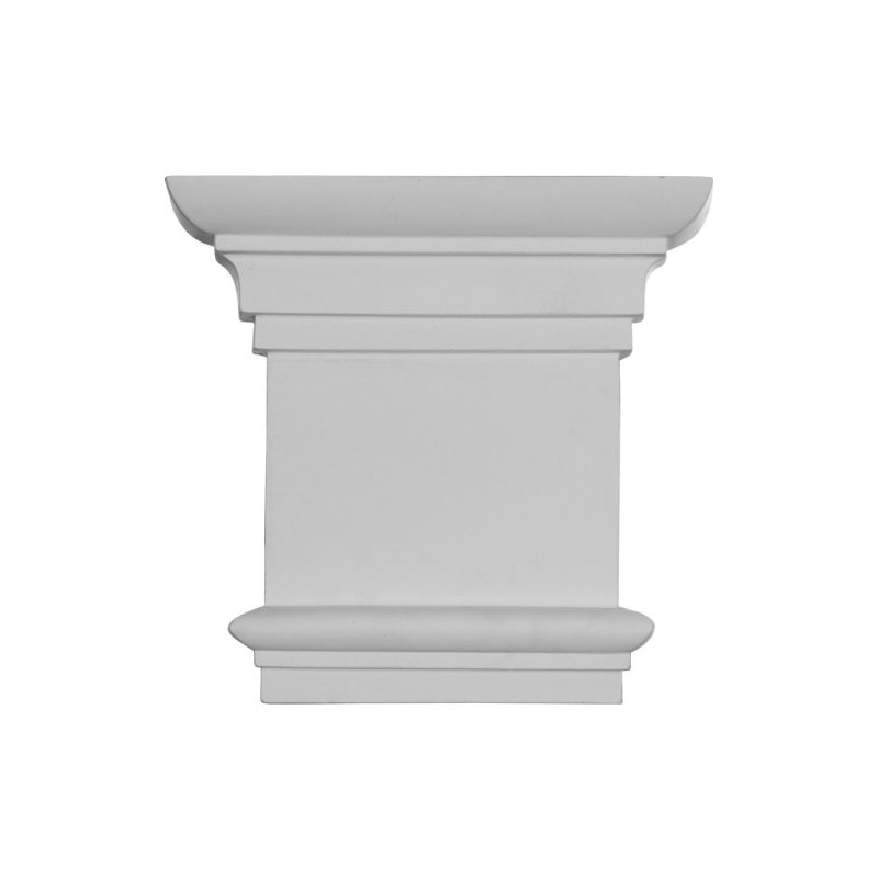 8 1/4"W x 7 7/8"H Traditional Capital (Fits Pilasters up