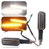 carleef 2PCS Motorcycle Turn Signals,Bright Cool 12LED Motorcycle Turn Signal