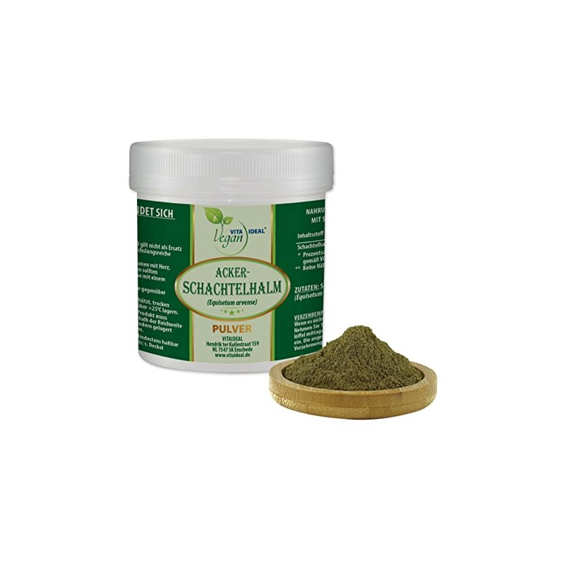 Vitaide Vegan® Horsetail (Tin Herb), 50 g Powder Including Measuring