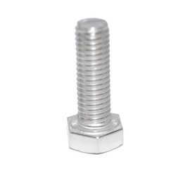 Hexagon Screws M10 x 40 Pack of 4 DIN 933 A2 Stainless Steel Machine Screw with Full Thread