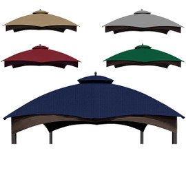 SCOCANOPY Ripstop Replacement Top for Lowe's Allen Roth 10X12 Gazebo Model #GF-12S004B-1/ GF-12S004BTO/TPGAZ17-002C，(Navy Blue)