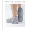 DICUIRD Women's Low Cut Knit Slippers Fuzzy Lined Slipper socks