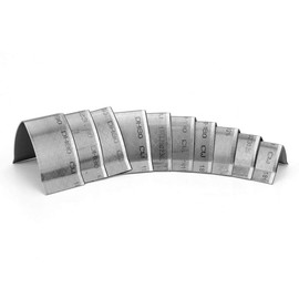 10-Piece Corner Cutter Mould Set, Leather Edge Cutter, Wallet, Belt, Corner, Leathercraft Cutter, Metal Corner Cutter, Punching Tool (Sword Tail)