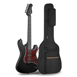 IBVIVIC Electric Bass Guitar Bag Dust Cover Water Resistent Dual Adjustable Shoulder Strap Guitar Case Gig Bag No Padding, Bag Only