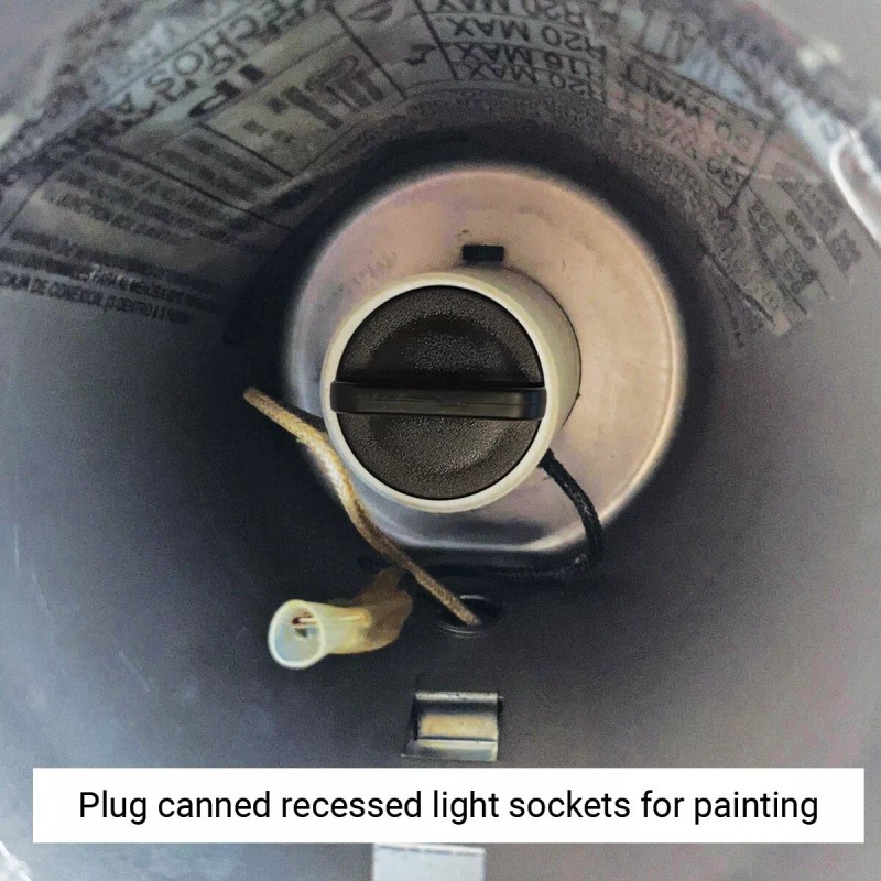 Skillflex Light Socket Safety Cap Plug For String Lights, Recessed