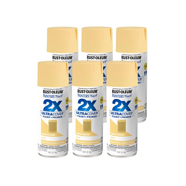 Rust-Oleum Rust-Oleum 249064-6PK Painter's Touch 2X Ultra Cover Spray Paint,
