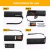 LED Ultraschall Hunde Repeller und Trainer Gerät 3 in 1