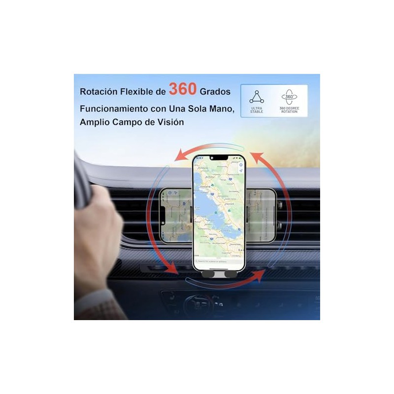 Soporte para Celular Automóvil, Porta Celular para Auto con Gancho