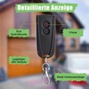 pepape Garage Opener Remote Control for EcoStar RSC2-433 RSE2-433, Gate