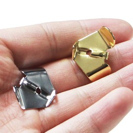 Cuoyuqie 30pcs Buzzer Spinner Blades Aluminium Delta Blades for Buzzbaits Surface Fishing Lures 20 * 28mm