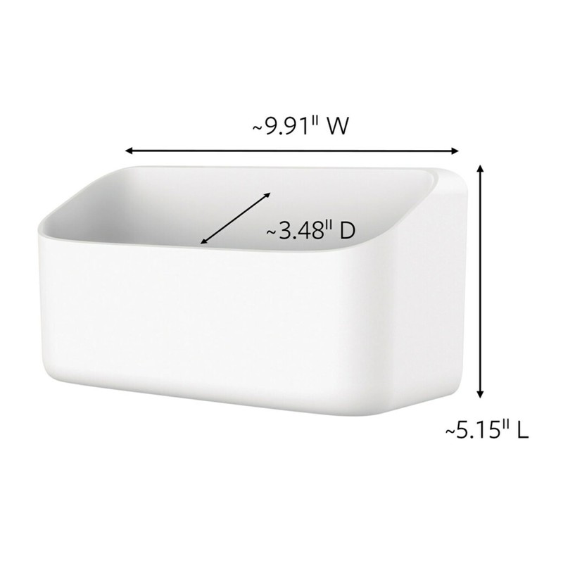 Command 10 Lb Large Organizing Caddy with 4 Strips, 9.91"