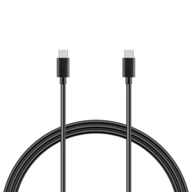 FITE ON Black 6ft 100W USB-C to USB-C Data Sync Power Adapter Charger Cord Cable Compatible with Lenovo ThinkPad X390 Yoga Laptop 13.3" 81TC000PUS 20NN20T900