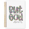 WARDOS But God Christian Notebook Journal 5.5x8.3, Coquette Bow Floral