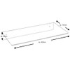 Zeigis Wall Shelf 300 mm Wide, 150 mm Deep, Acrylic