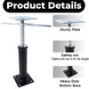 YMDGGDCH 2 Pack Adjustable Jack Post Set, Metal Floor Support,