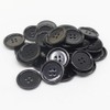YaHoGa 40 botones de resina negra de 30 mm para