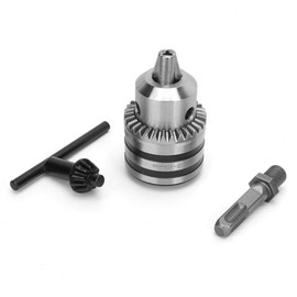 3.0-16 mm 1/2-20UNF Drill Chuck, Key Drill Chuck with Square Shank Adapter