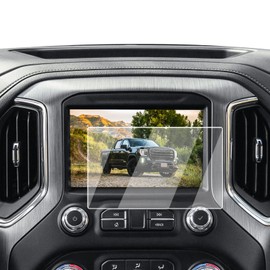 Screen Protector For 2022-2026 Chevy Silverado 1500 & GMC Sierra 1500-13.4-Inch 9H Tempered Glass HD Protector For 2024-2026 Silverado/Sierra 2500 HD/3500 HD Accessories - Glossy & Anti Fingerprints