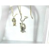New Adorable Petite 3-D SNAIL Antique Gold-tone Drop Dangle Earrings