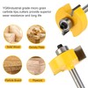 Yueqing Zhongji Rabbet Router Bit 1/4 Inch with 6 Bearings,Interchangeable