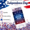 2Pcs White Blue Red Body Glitter Stick | Face Hair