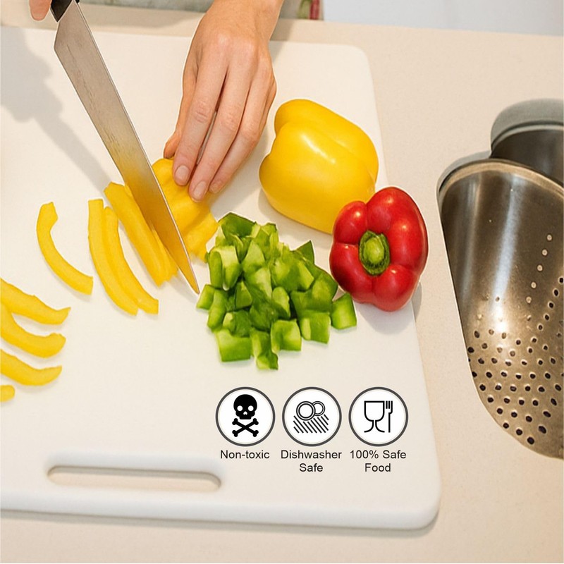 Plastic Chopping Board – Non-Slip Cutting Board for Kitchen |