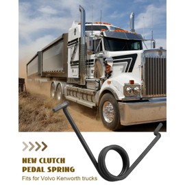 YUANTUO 82332690 Clutch Pedal Spring Fit for Volvo Kenworth Truck, 8189666, 1628381, 2 PCS