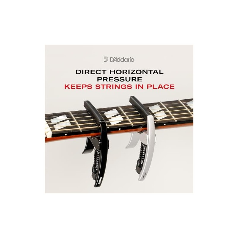 D'Addario | Capo Tri Action | Cejilla para Guitarra |