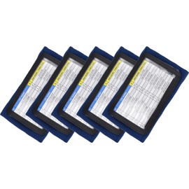 Sports Unlimited Youth Triple Wrist Coach (5 Pack) for Football, Baseball, All Sports - Color Navy