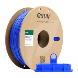 eSUN eSUN PLA+ Filament 1.75mm, 3D Printer Filament PLA Plus, Dimensional Accuracy +/- 0.03mm, 1KG Spool (2.2 LBS) 3D Printing Filament for 3D Printers, Blue